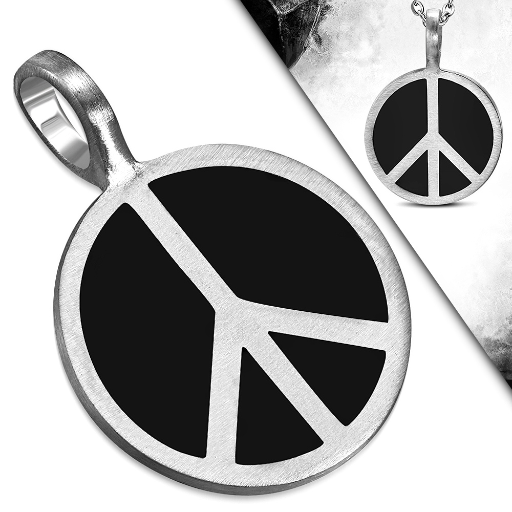Oceľový prívesok - symbol mieru